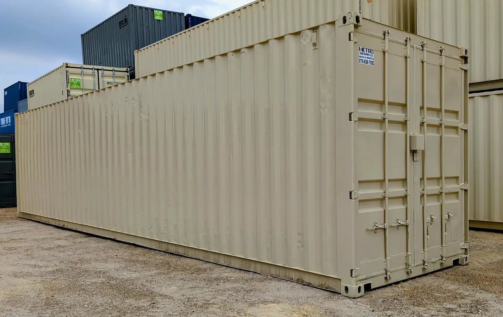 40ft used standard shipping container