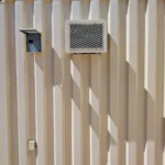 20 foot half office container rental hvac