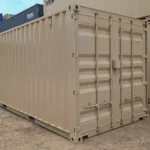 20 foot refurbished beige shipping container