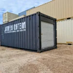 20 foot shipping container rental with rollup door