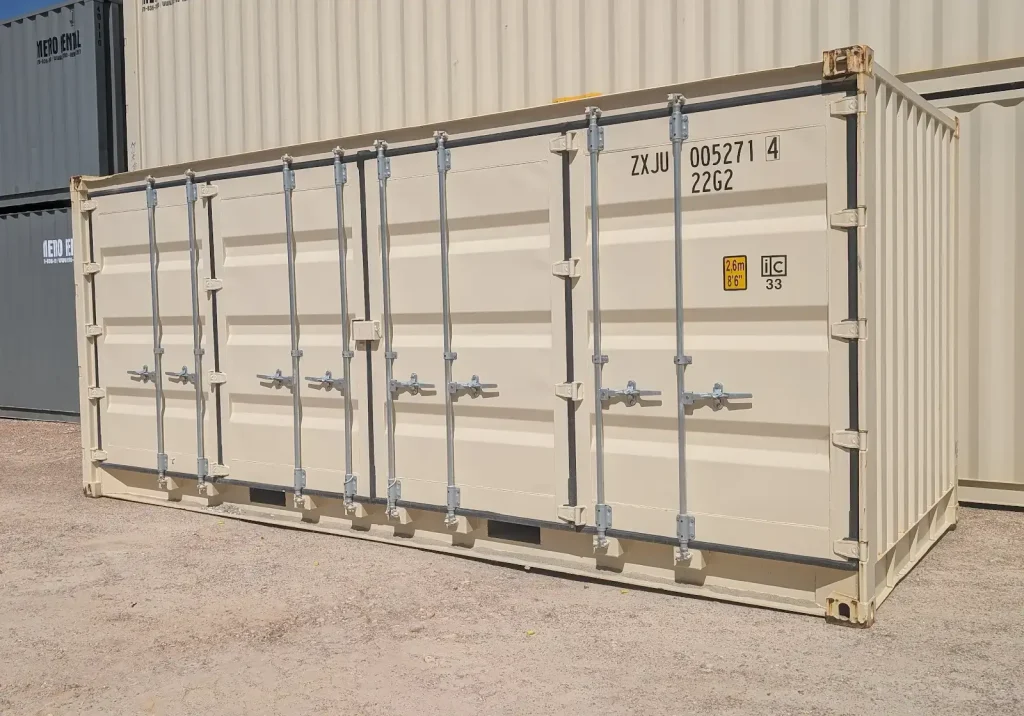New 20 Foot One Trip Open Side Container